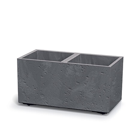 Květináč Prosperplast SIERRA CASE beton effect 57,7 cm šedý