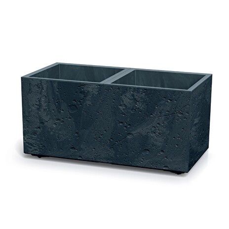 Květináč Prosperplast SIERRA CASE beton effect 77 cm antracit