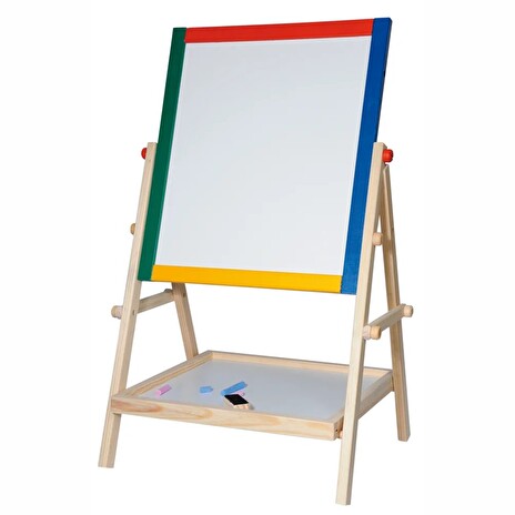 Tabule Woody -natur rám s poličkou, 65 cm