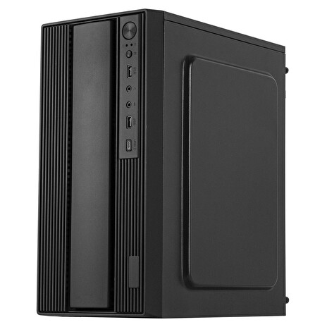 EUROCASE MicroT MC MF-300B / bez zdroje / 2x USB 3.0 / USB-C / černá