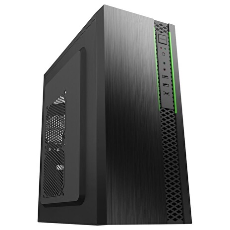 EUROCASE MidT ML N6-550B / bez zdroje / 2x USB 3.0 / USB-C / černá