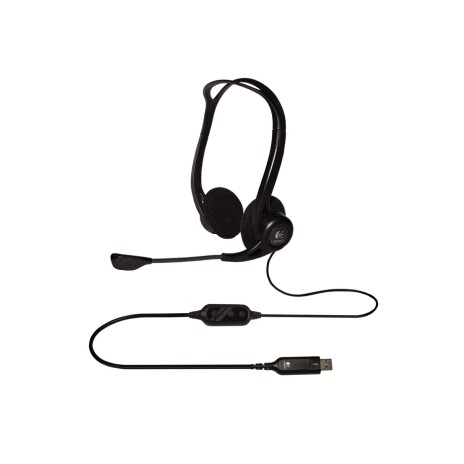 LOGITECH Headset Stereo PC 960/ drátová sluchátka + mikrofon/ USB/ černá