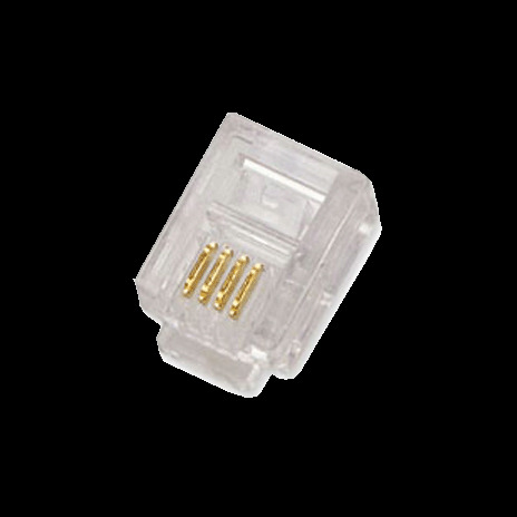 DATACOM Konektor RJ11 UTP lanko 6p4c bal.100ks