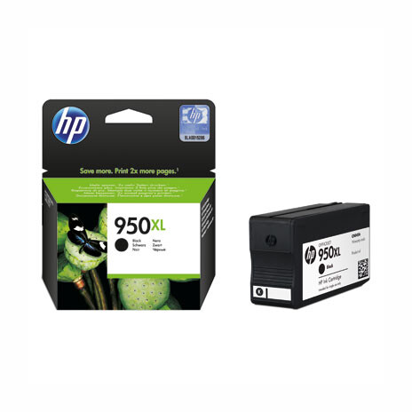 HP 950XL - originální - cartridge, černý, velikost XL, vhodné pro HP Officejet 8100/8600
