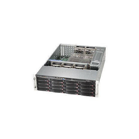 SUPERMICRO 3U chassis 16x 3,5" HS SAS/SATA (4x SFF 8087) + volitelný 2x 2,5", 2x920W (80PLUS Platinum)