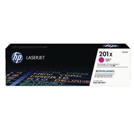 HP 201X tisková kazeta purpurová velká, CF403X