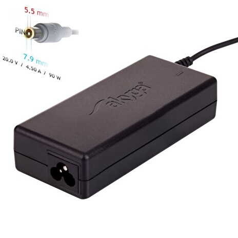 Akyga Nabíječka na notebook 20V/4.5A/90W 7.9x5.5 mm + pin pro LENOVO