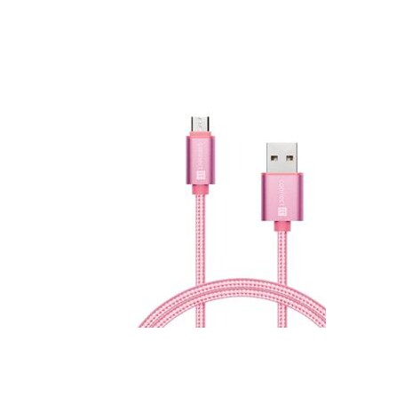CONNECT IT Wirez Premium Metallic micro USB - USB, rose gold, 1m