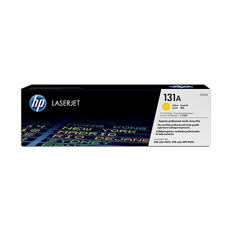 HP 131A - originální - toner, žlutý, 1 800 stran, vhodné pro HP LaserJet Pro 200 color M251/MFP M276, CF212A