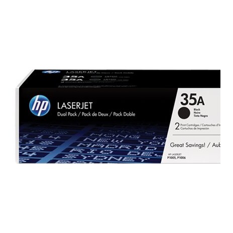 HP Toner č.35A LaserJet čierny 2-pack