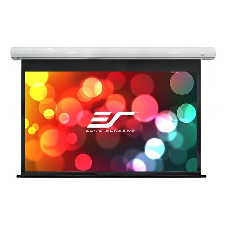 ELITE SCREENS plátno elektrické motorové 100" (254cm)/ 16:10/ 134,6×215,4cm/ case bílý/ 12" drop/ Fiber Glass