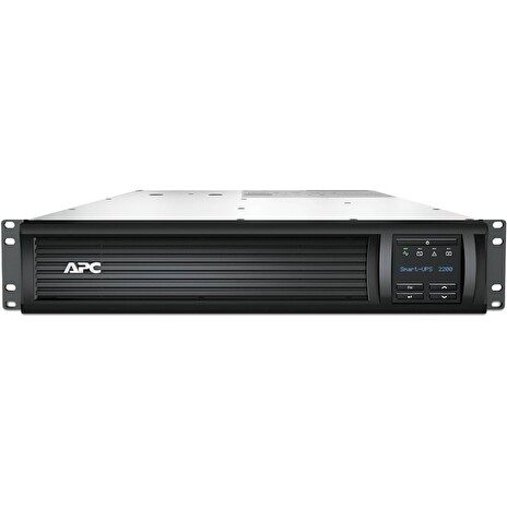 APC Smart-UPS 2200VA LCD RM 2U - černá, 1980W, hl. 68 cm + management card