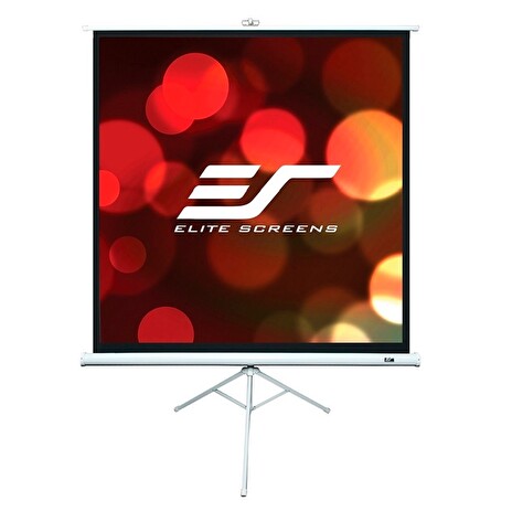 ELITE SCREENS plátno mobilní trojnožka 136" (345,4cm)/ 1:1/ 243,8×243,8cm/ gain 1.1/ case bílý