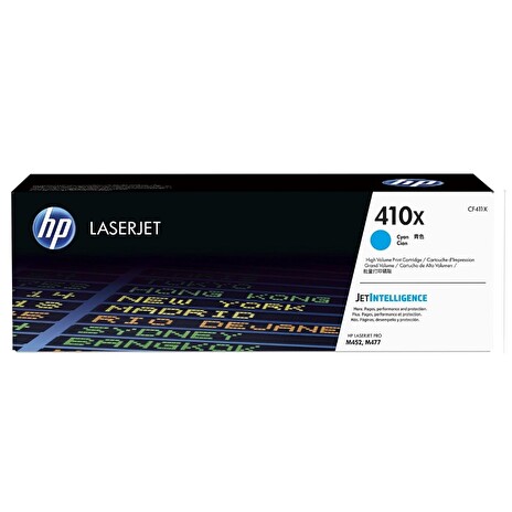HP CF411X - NO 410X - toner cyan (modrý) pro HP LJ PRO M452/477, 5.000 str.