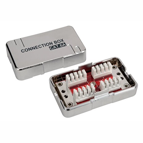 Solarix Spojovací box CAT6A STP 8p8c LSA+/Krone KRJS45-VEB6A