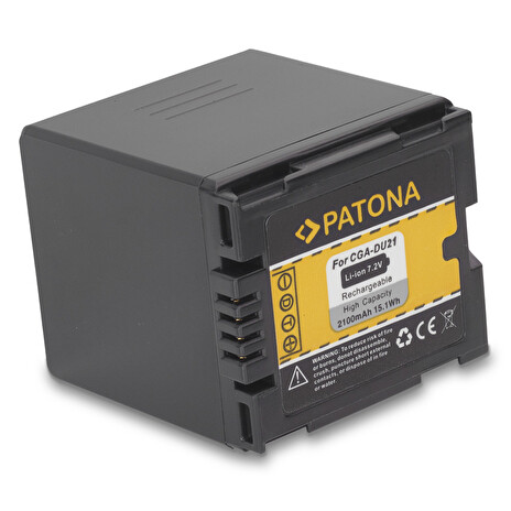 PATONA baterie pro digitální kameru Panasonic CGA-DU21 2100mAh