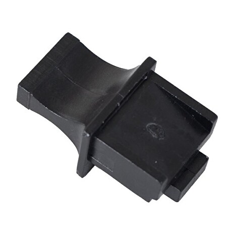 Solarix Záslepka pro female konektor RJ45 černá plastová RJ45-0-BK