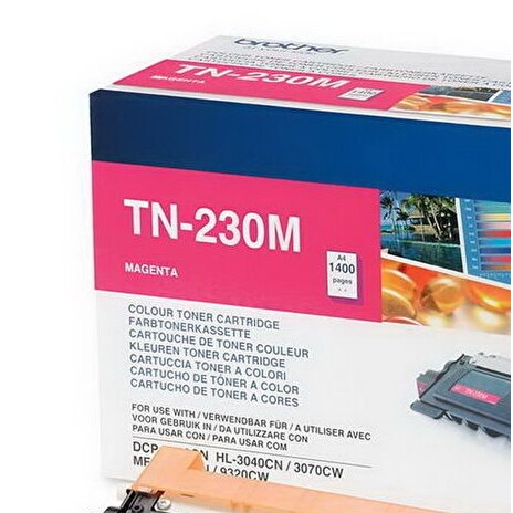 BROTHER tonerová kazeta TN-230M/ HL-3040/ 3070/ NFC-9010/ 9120/ 9320/ 1400 stránek Purpurový