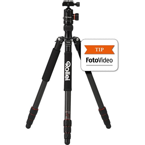 Rollei Stativ C5i Karbon/ 22610/ Zátěž 8kg/ Vytažený 157,5 cm/ Karbon/ Černý
