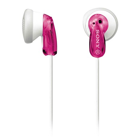 SONY sluchátka do uší MDRE9LPP/ drátová/ 3,5mm jack/ citlivost 104 dB/mW/ růžová