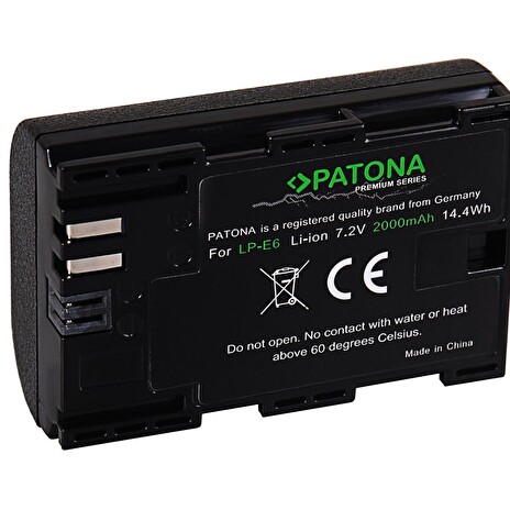 PATONA baterie pro foto Canon LP-E6 2000mAh Li-Ion Premium