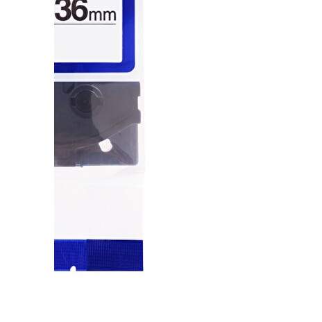 PRINTLINE kompatibilní páska s Brother TZE-FX661,36mm,černý tisk/žlutý podklad, flexibilní