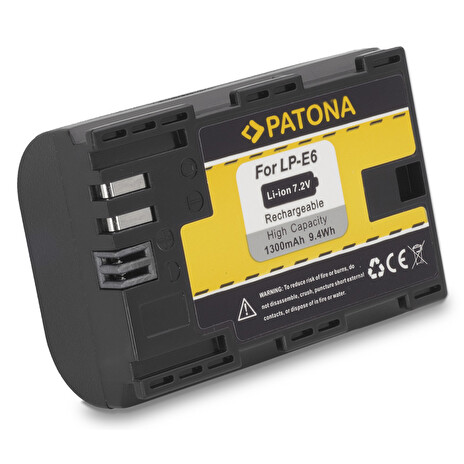 PATONA baterie pro foto Canon LP-E6 1300mAh