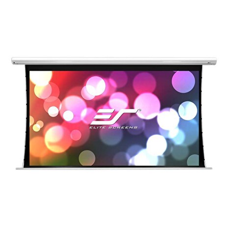 ELITE SCREENS plátno elektrické motorové 100" (254cm)/ 16:9/124,5×221,5cm/ hliníkový case bílý/24" drop/ Fiber Glass