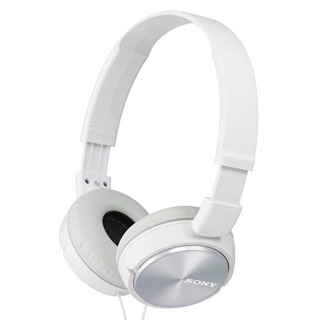 SONY sluchátka náhlavní MDRZX310W/ drátová/ 3,5mm jack/ citlivost 98 dB/mW/ bílá