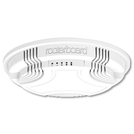Mikrotik cAP-2nD stropní AP / OS L4, 1xLAN, 2.4Ghz 802.11b/g/n, plast. krabice, napájecí adaptér