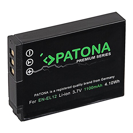 PATONA baterie pro foto Nikon EN-EL12 1000mAh Li-Ion Premium