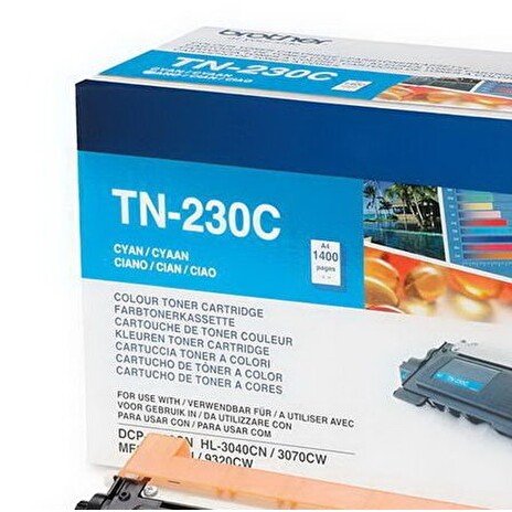 BROTHER tonerová kazeta TN-230C/ HL-3040/ 3070/ NFC-9010/ 9120/ 9320/ 1400 stránek Azurový