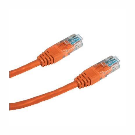 DATACOM Patch kabel UTP CAT5E 3m oranžový