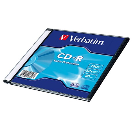 VERBATIM CD-R80 700MB Data Life/ 52x/ slim/ 200ks karton