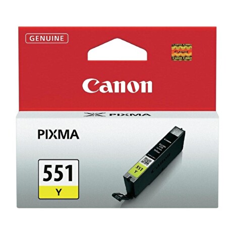 Canon inkoustová náplň CLI-551Y/ žlutá