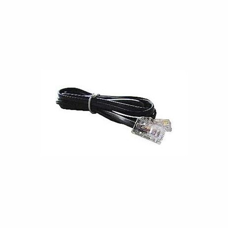 GEMBIRD Kabel telefonní 4C, klubko 100m, černý