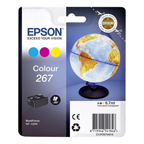 Epson inkoustová náplň/ C13T26704010/ WF-100W/ Barevná