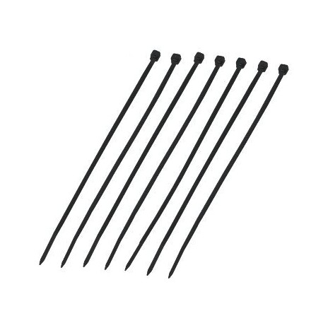 DATACOM Stahovací páska (3.6x300) černá 100ks