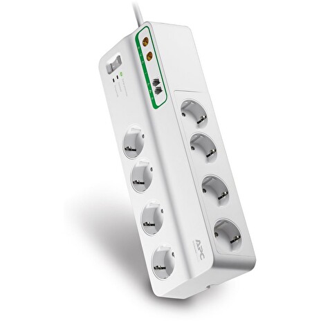 APC přepěťová ochrana Performance SurgeArrest PMF83VT-FR/ 8 zásuvek/ ochrana telefonní linky + TV antény
