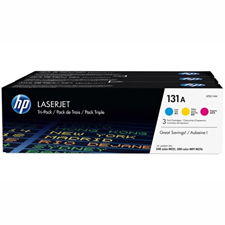 HP sada tonerů 131A trojbalení - CMY