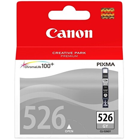 Inkoust Canon CLI526GY (CLI-526GY) šedý | MG6150/MG8150