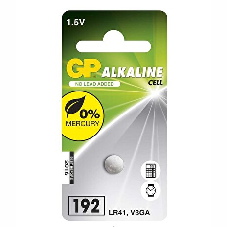 GP alkalická baterie 1,5V LR41/V3GA 1ks