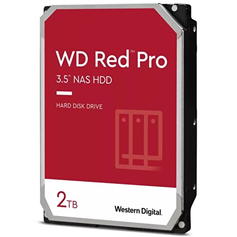 WD 2TB HDD RED Pro / WD2002FFSX / SATA3 / Interní / 3,5" / NAS / 7200 rpm / 64MB
