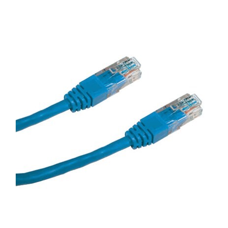 DATACOM Patch kabel UTP CAT6 0,25m modrý