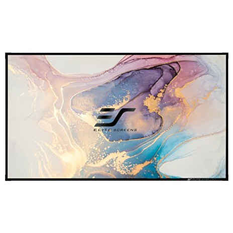 ELITE SCREENS plátno v pevném rámu 120" (304,8cm)/ 16:9/ 150,1×266,4cm/ gain 1.1/ CineWhite/ bezrámové
