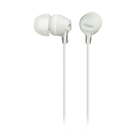 SONY sluchátka do uší MDREX15LPW/ drátová/ 3,5mm jack/ citlivost 100 dB/mW/ bílá