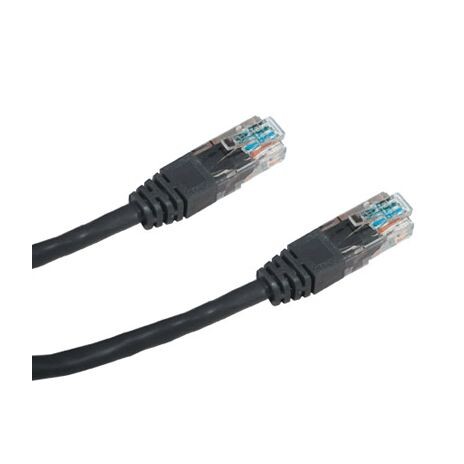 DATACOM Patch kabel UTP CAT5E 2m černý