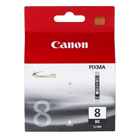 Inkoust Canon CLI8BK černý | 13ml | iP4200/4300/5200/5300/6600/6700/MP500/600/80