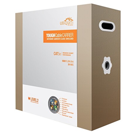 Ubiquiti Tough Cable TC-Carrier, Level 2, SFTP kabel drát venkovní Cat5e, 24AWG, 305m