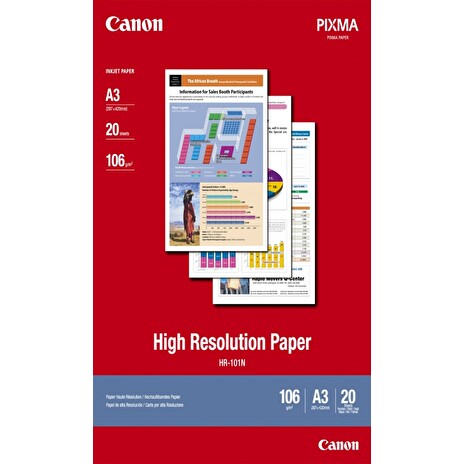 Canon fotopapír HR-101/ A3/ High resolution/ 20ks